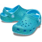 Crocs Classic Iridescent Glitter Clog Kids Tinted Glass