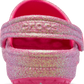 Crocs Classic Iridescent Glitter Clog Kids Dragon Fruit