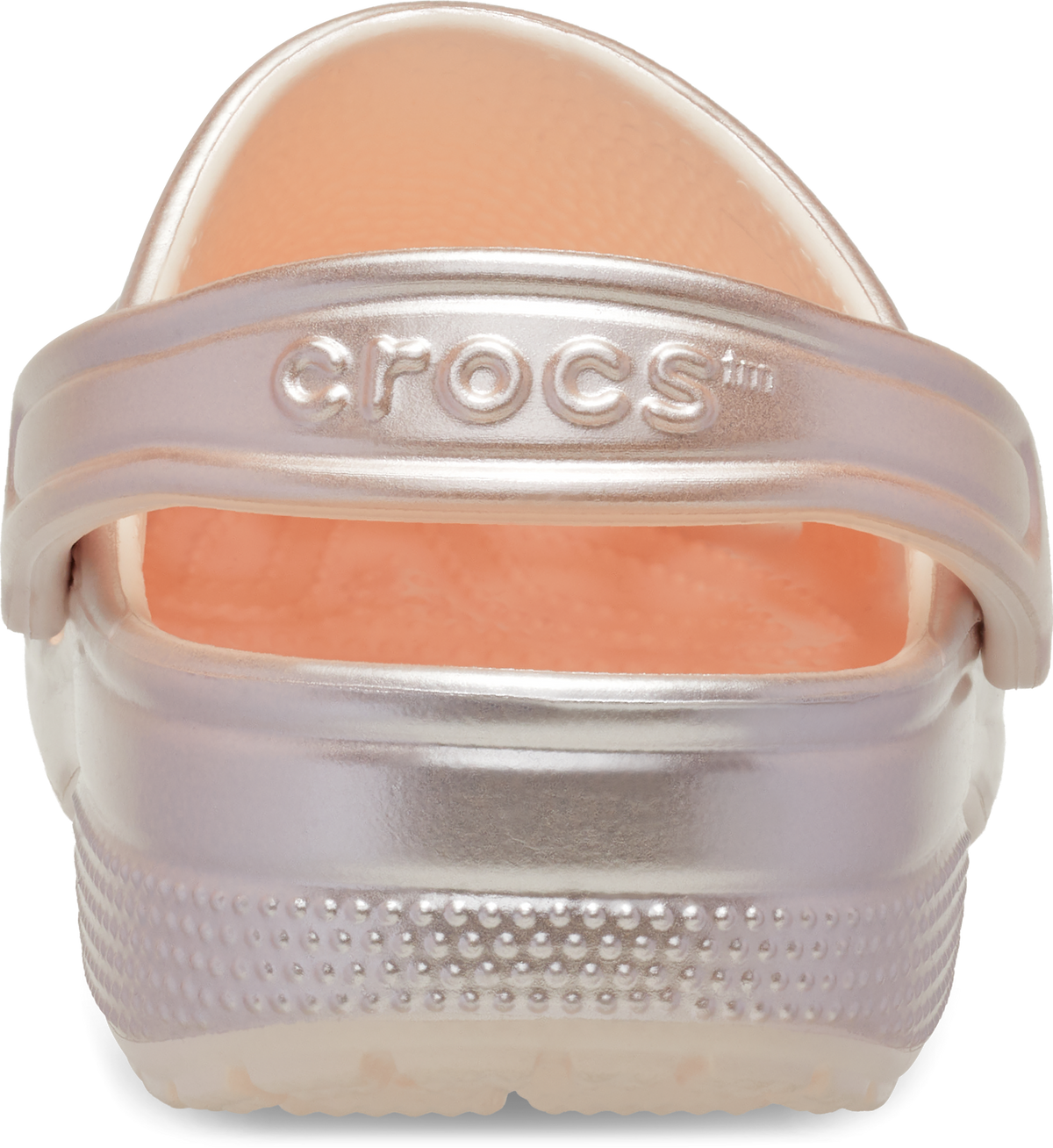 Crocs Classic Tinted Metallic Clog Kids/Youth Peach Ice