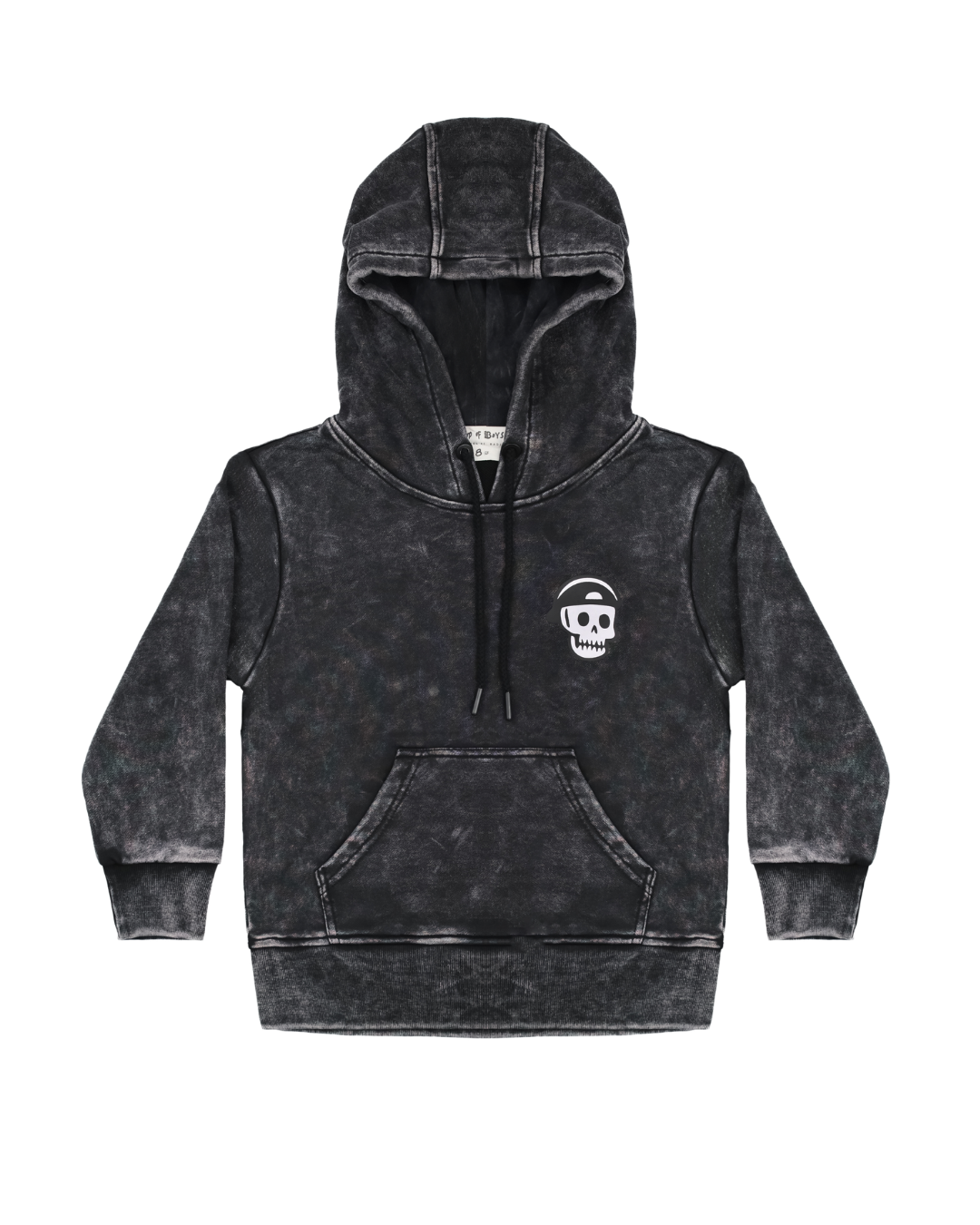Band of Boys Black Wash Bones Skate Hood