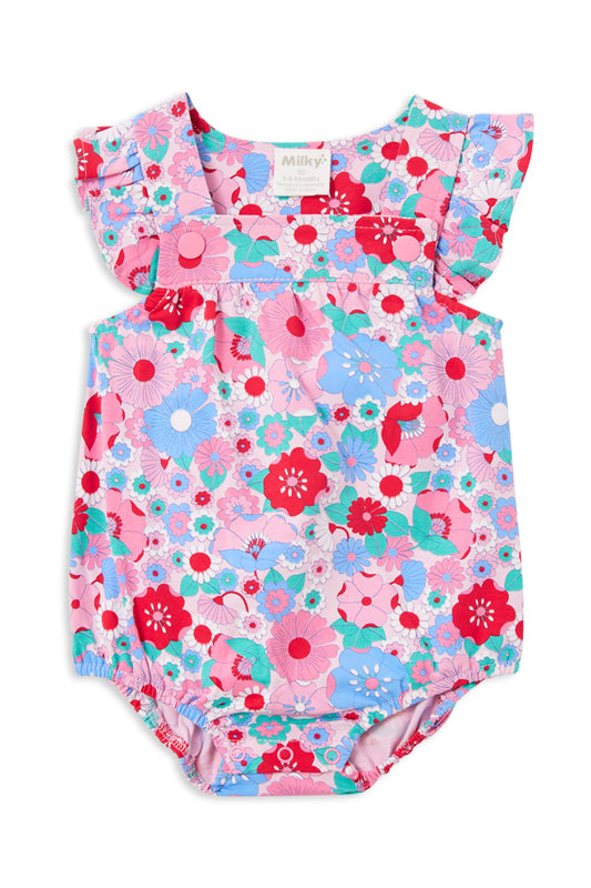 Milky Baby Summer Blooms Playsuit