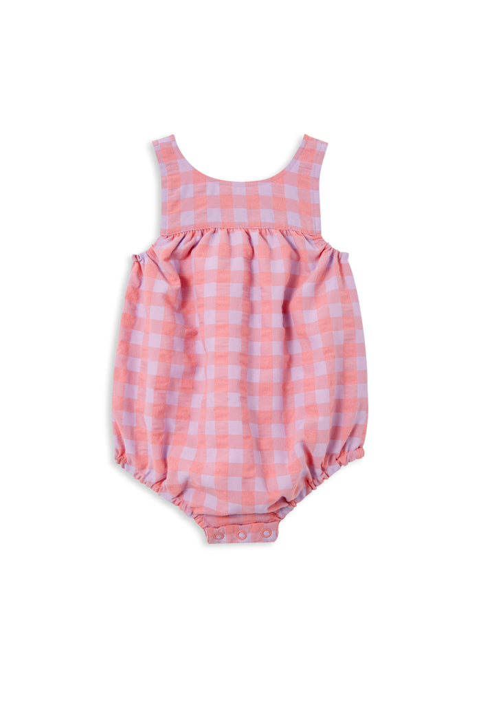 Milky Baby Check Playsuit