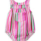Milky Crinkle Stripe Playsuit
