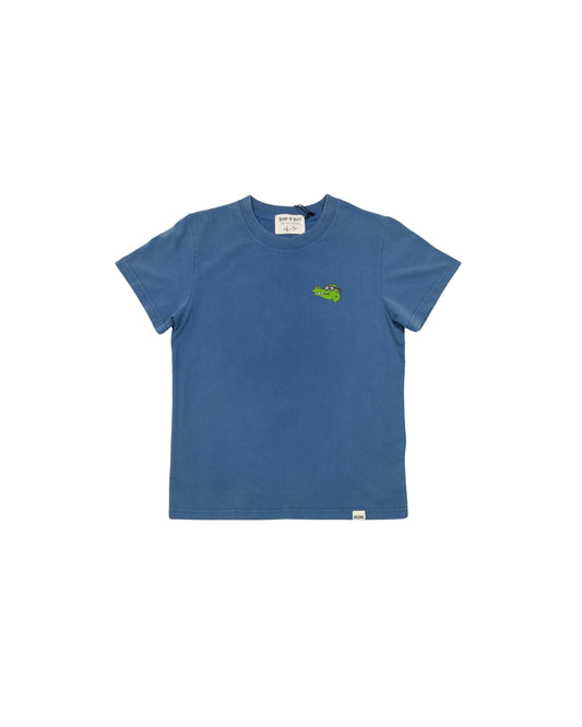 Band of Boys Blue Wash Croc Skater Tee