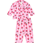 Huxbaby Strawberry Fields Forever Stripe Flannel PJ's