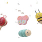 Wooden Happy Spring Animals Musical Instruments Set