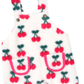 Huxbaby Very Cherry Sherpa Overalls