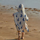 Nature Baby Organic Cotton Poncho Towel Regatta Print Terry