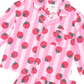Huxbaby Strawberry Fields Forever Stripe Flannel PJ's