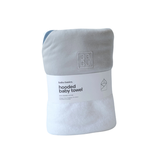 Babu Terry Hooded Towel Sky
