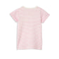 Milky Pink Stripe Rib Tee