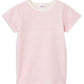 Milky Pink Stripe Rib Tee