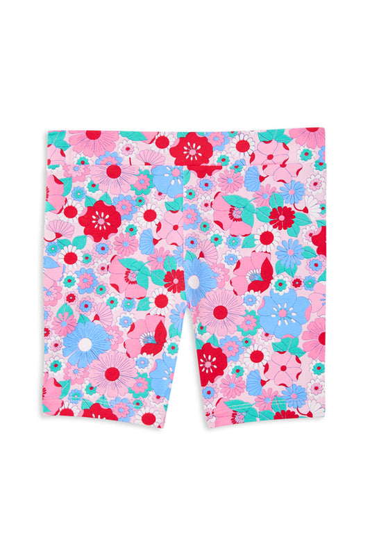 Milky Summer Blooms Bike Short