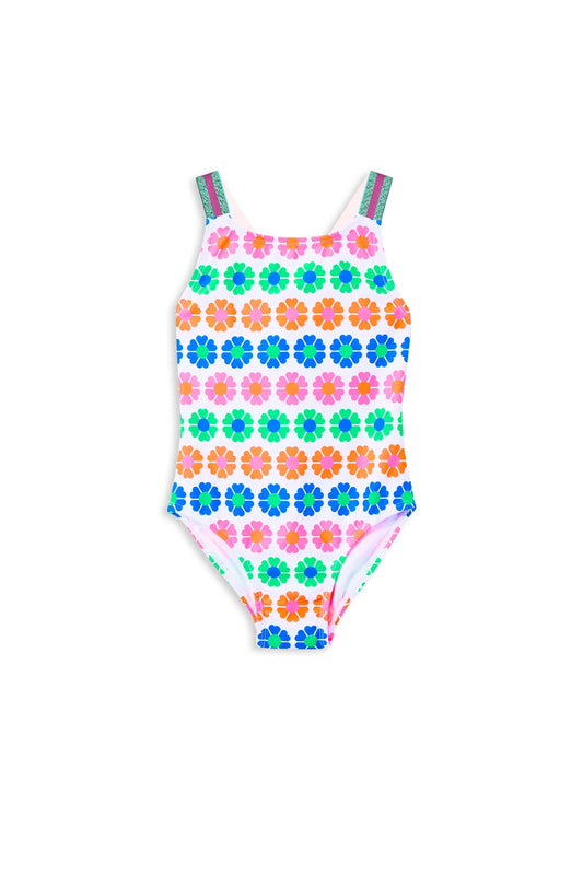 Milky Neon Fun Sporty Swimsuit