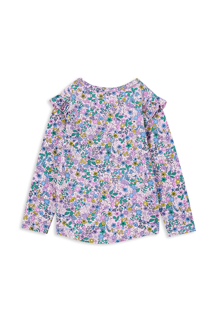 Milky Posy Frill Henley