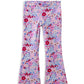 Milky Lilac Bloom Flared Legging