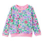 Milky Confetti Garden Long Sleeve Top Off White