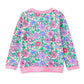 Milky Confetti Garden Long Sleeve Top Off White