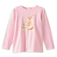 Milky Meadow Bunny Long Sleeve Tee Blush Pink