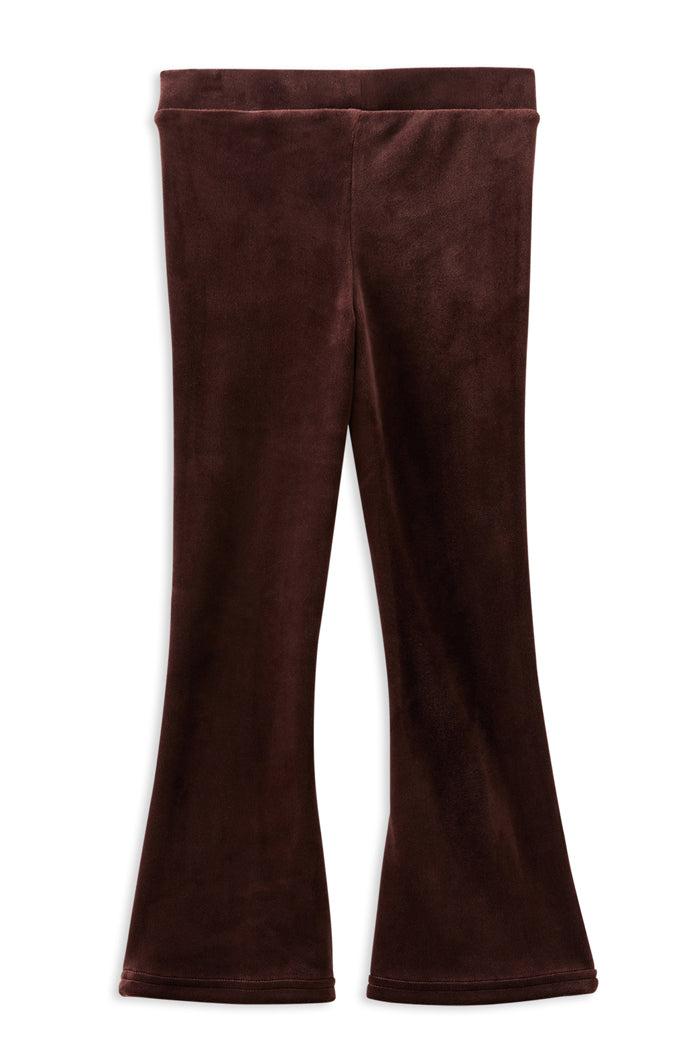 Milky Espresso Velour Flares