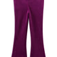 Milky Berry Velour Flares