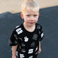 Band of Boys Black All Over Print Tee