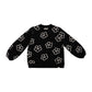 The Girl Club Flower Heart Crew Black