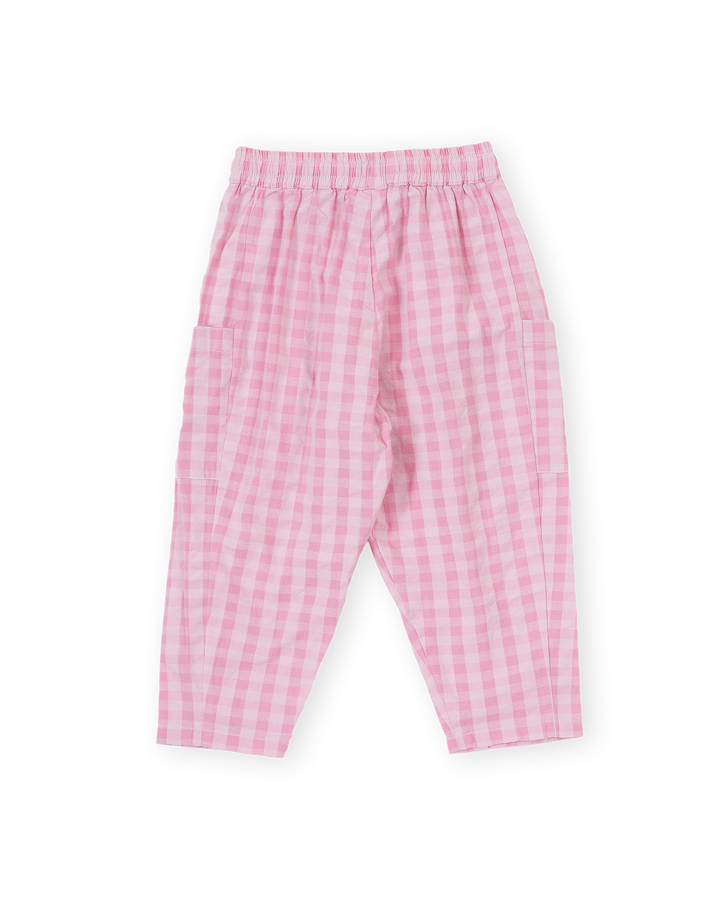 Goldie + Ace Lightweight Gingham Kit Pocket Pant Pink