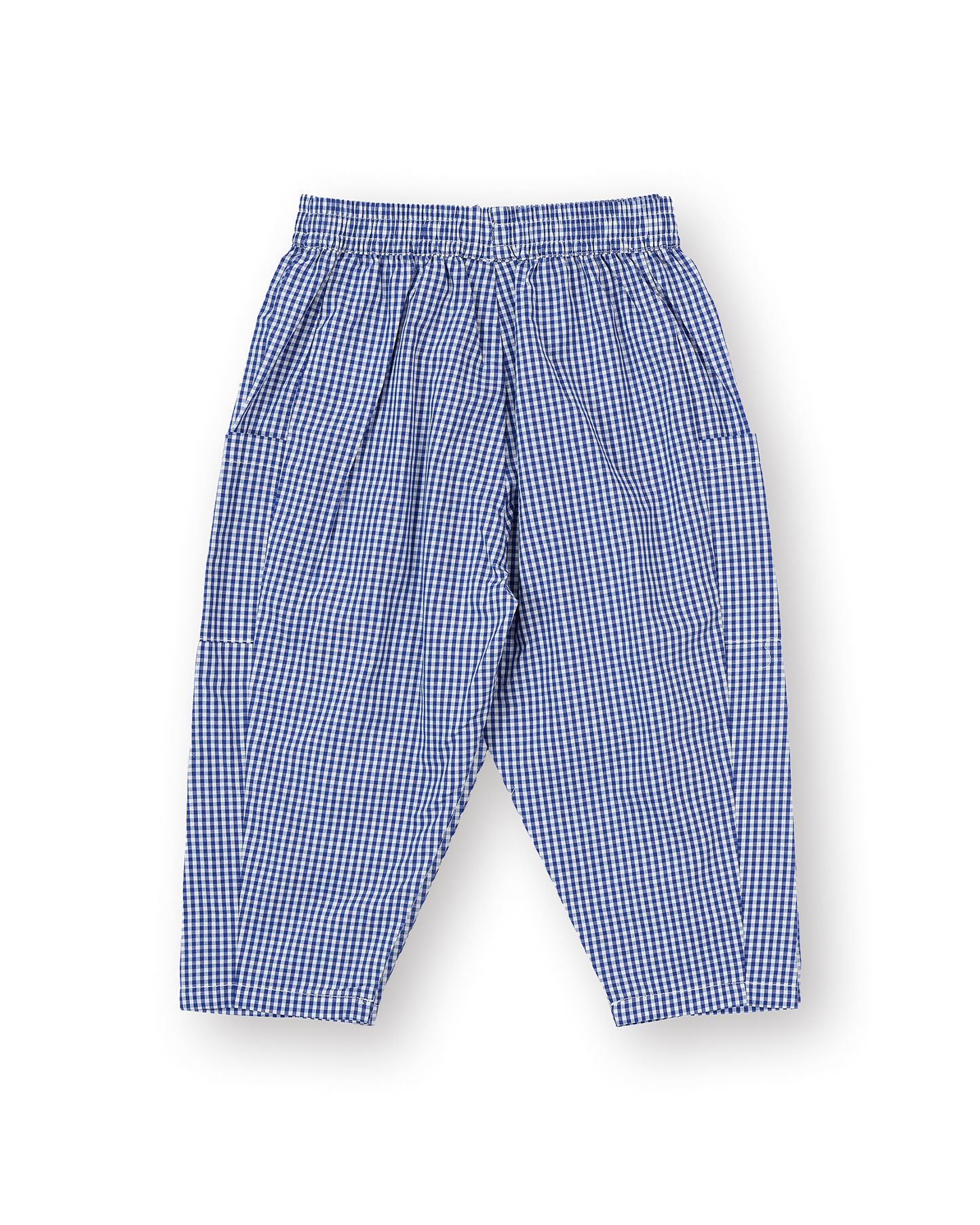 Goldie + Ace Lightweight Check Kit Pocket Pant Blue