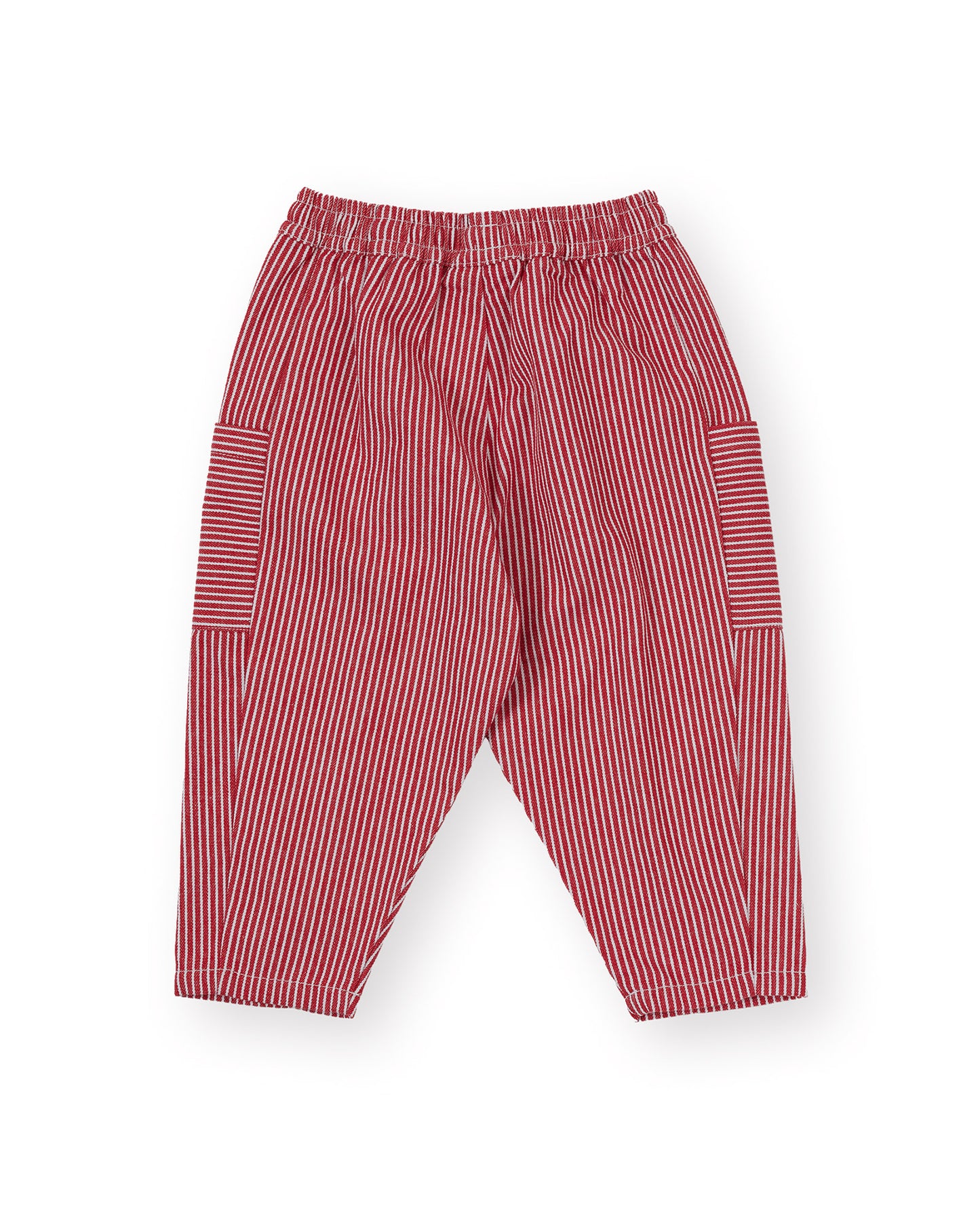 Goldie + Ace Twist Stripe Kit Pocket Pant Red