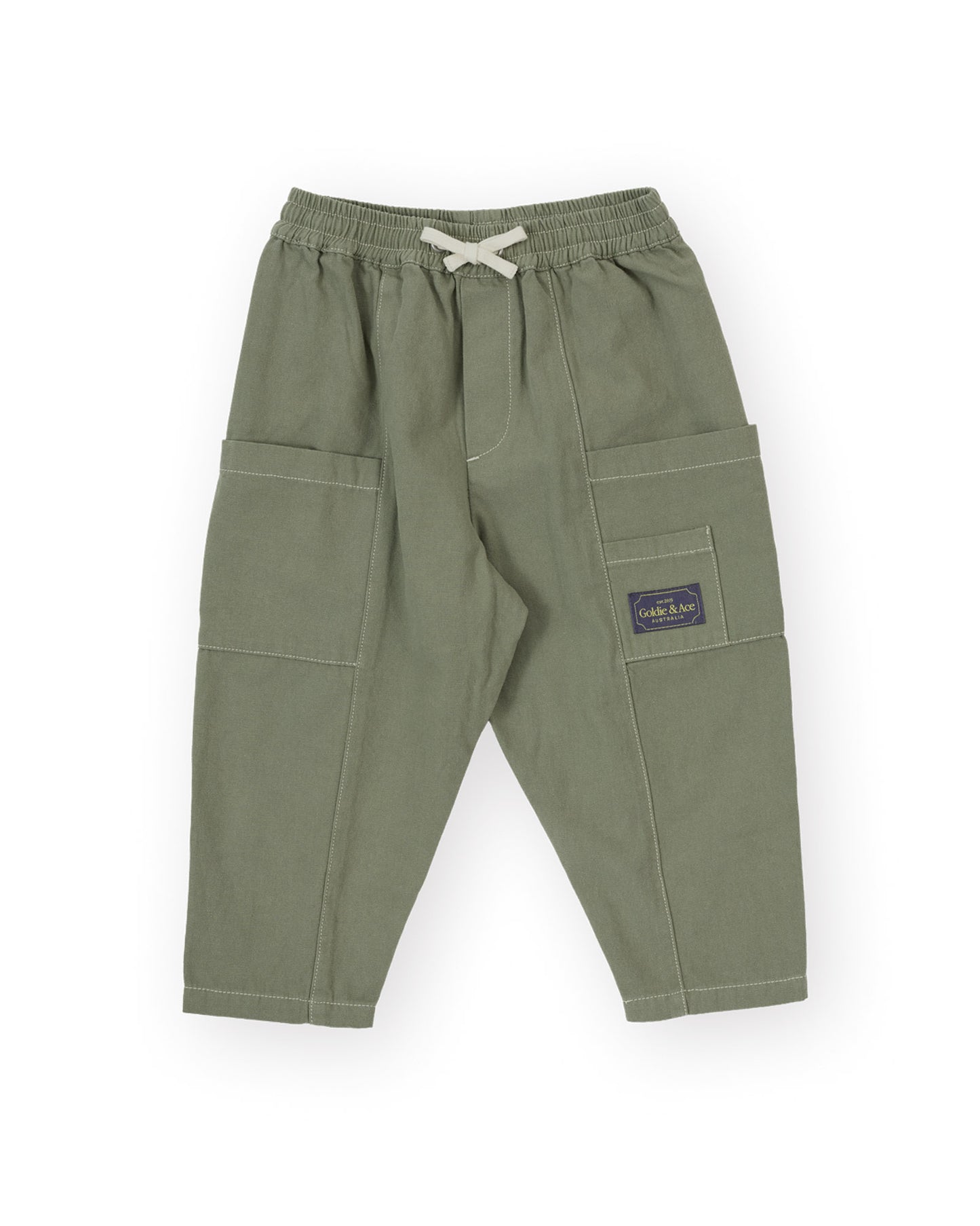 Goldie + Ace Carpenter Utility Kit Pocket Pant Sage