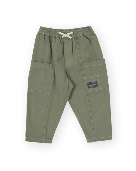 Goldie + Ace Carpenter Utility Kit Pocket Pant Sage