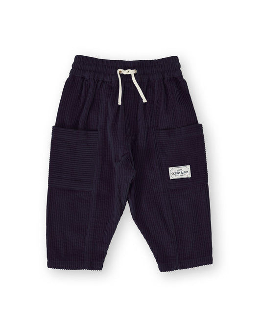 Goldie + Ace Kit Corduroy Pocket Pant Navy