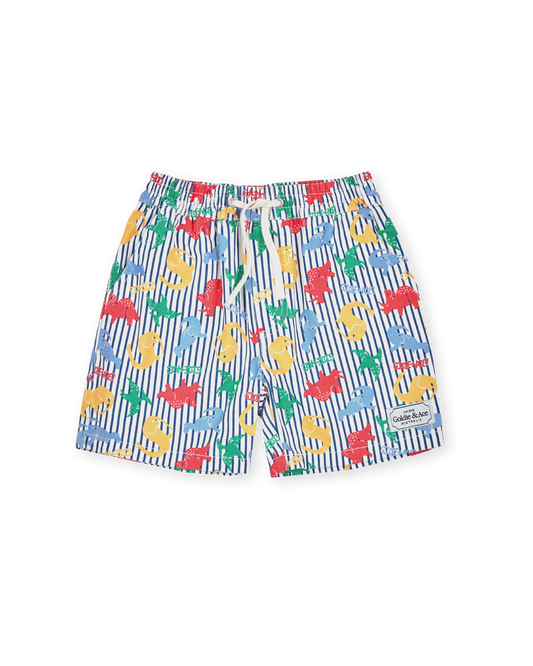 Goldie + Ace Dino Print Classic Short