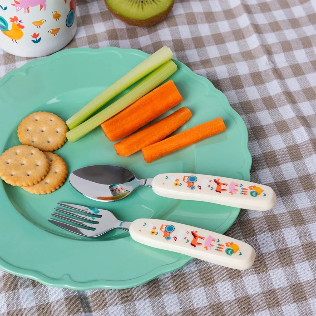 Children's Cutlery Set Farmyard