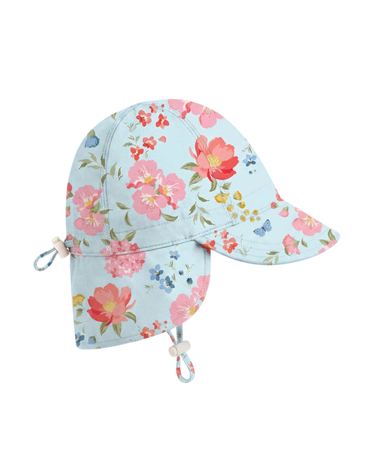 Toshi Swim Flap Cap Twinkle Aqua Garden