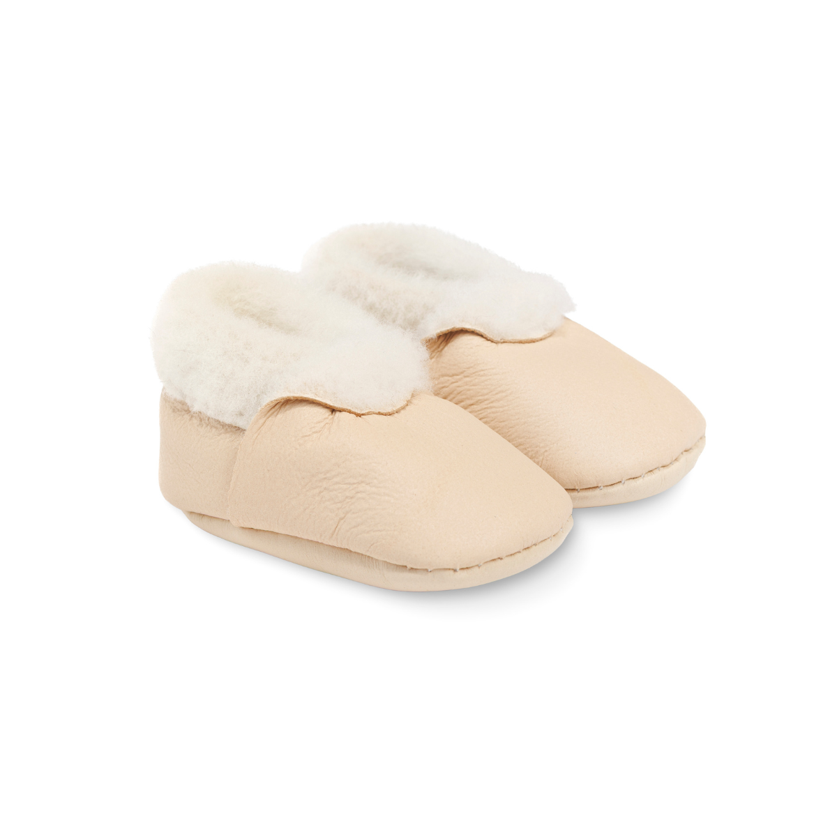 Lambskin Booties Cream