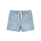 Milky Light Wash Denim Short