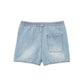 Milky Light Wash Denim Short