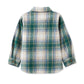 Milky Green Blue Check Overshirt