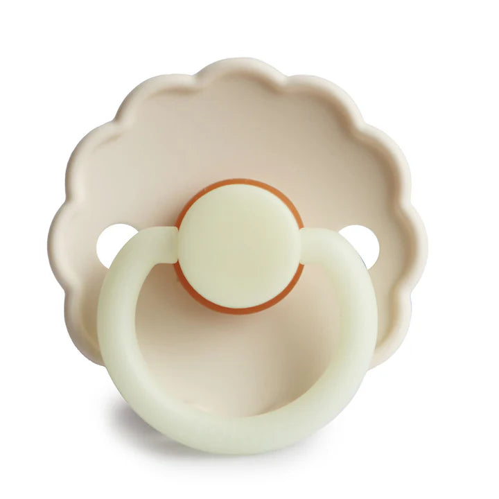 Frigg Daisy Natural Rubber Pacifiers Cream Night