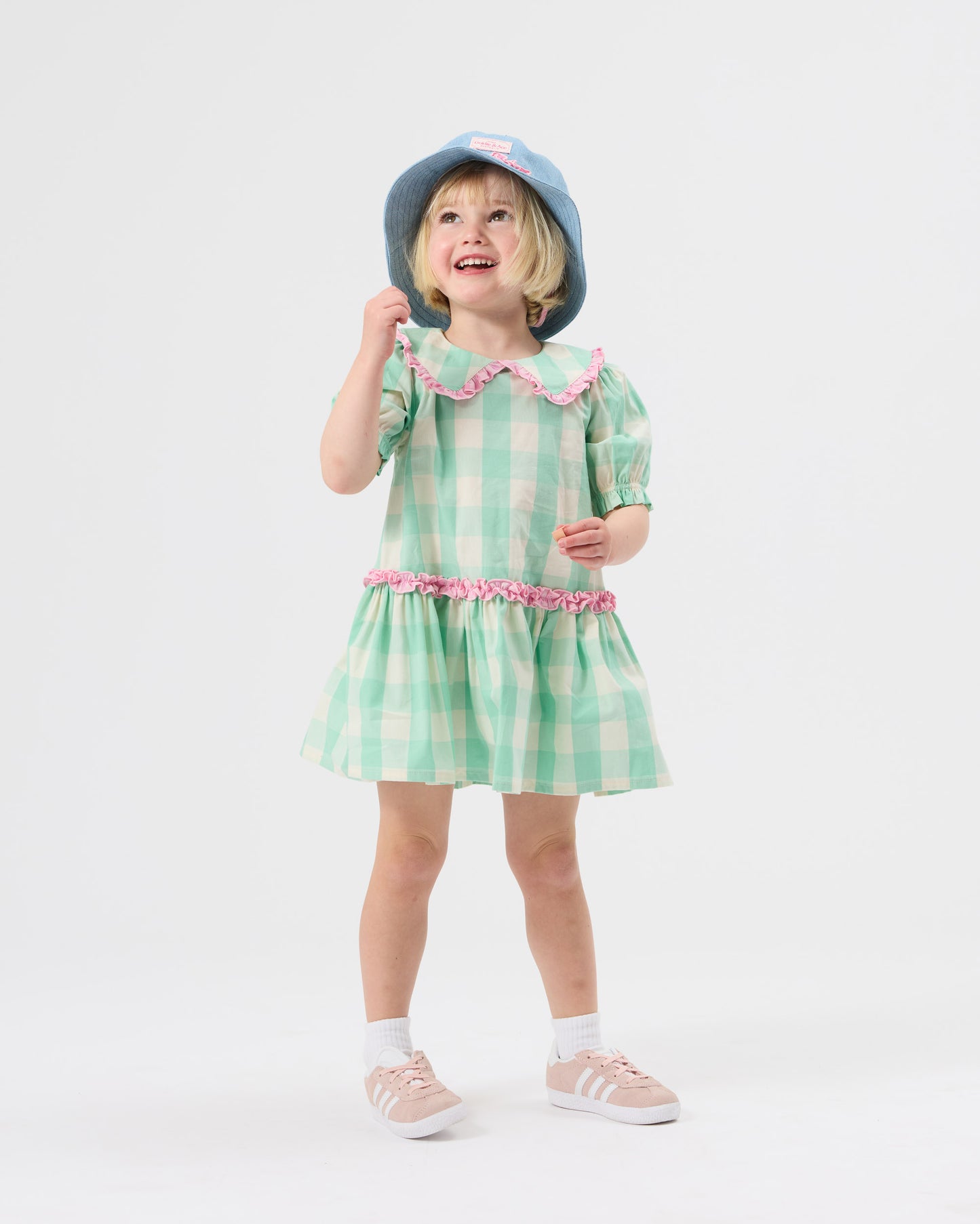 Goldie + Ace Gingham Collar Dress