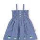 Goldie + Ace Shirred Gingham Apple Dress