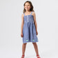 Goldie + Ace Shirred Gingham Apple Dress