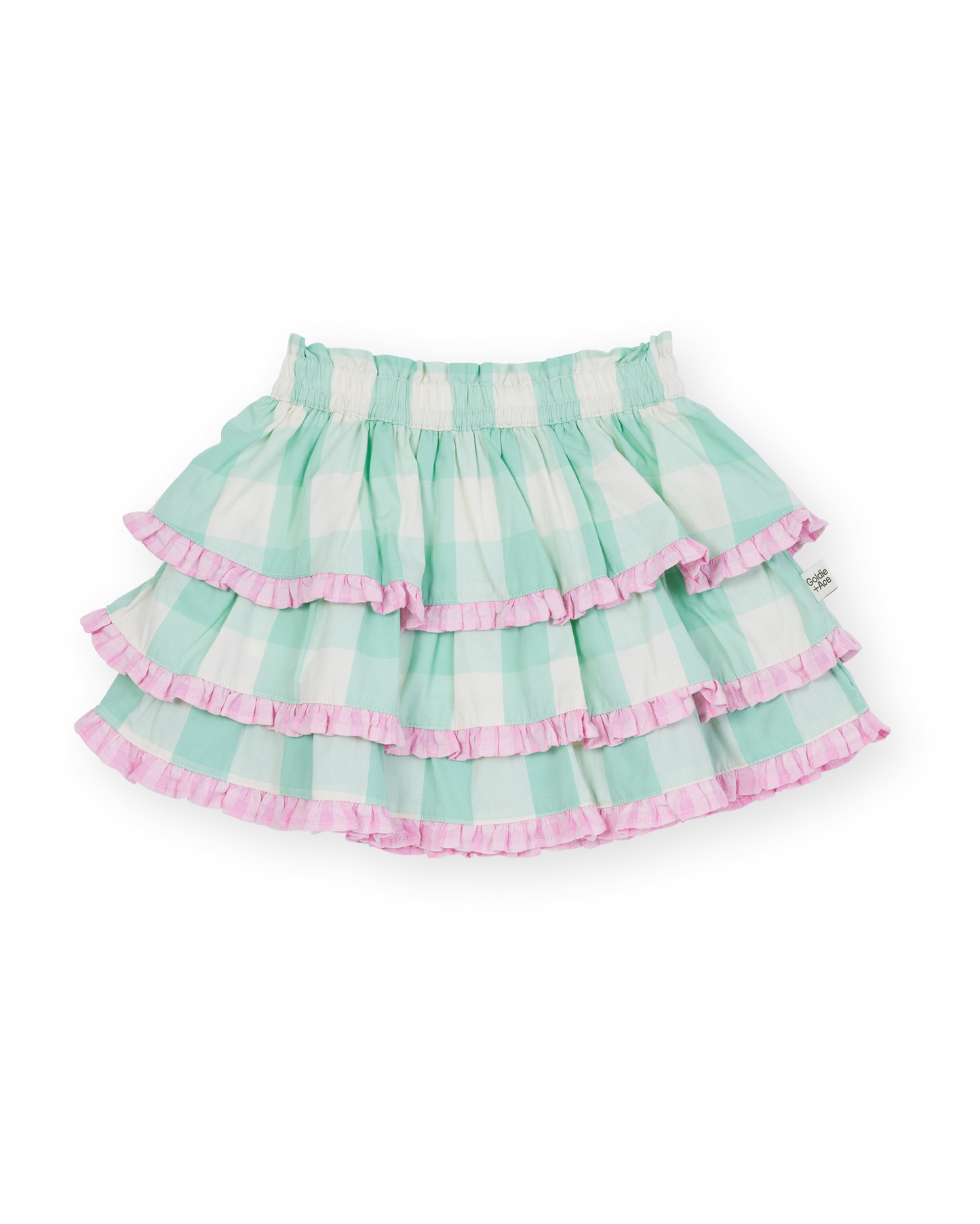 Goldie + Ace Gingham Rara Skirt