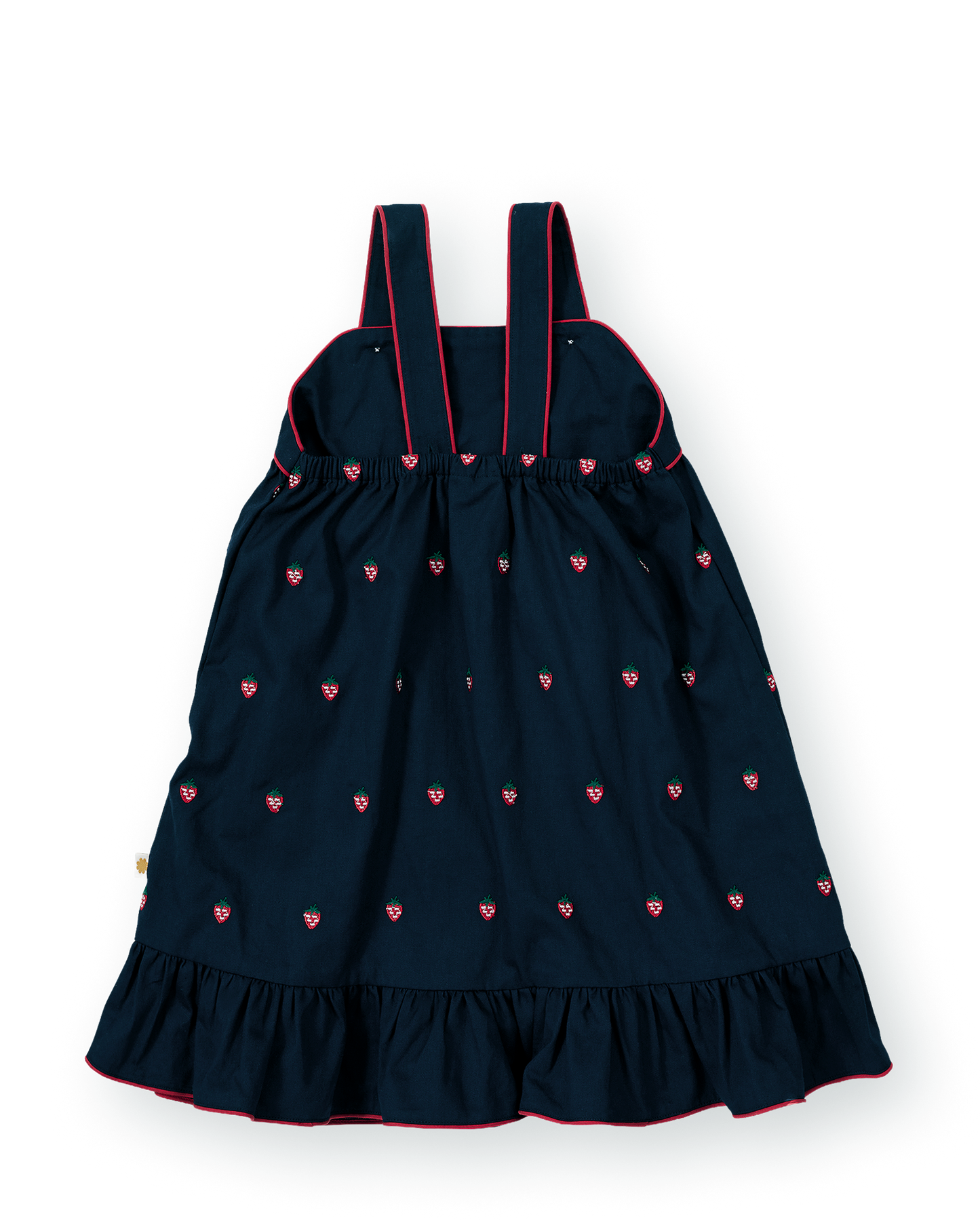 Goldie + Ace Mini Strawberry Embroidered Dress