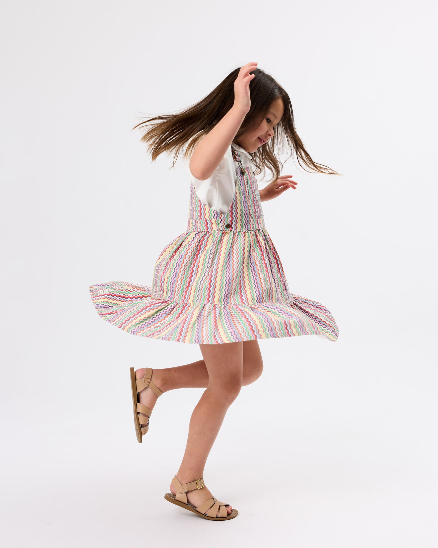 Goldie + Ace Ric Rac Tully Tiered Dress