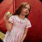 Goldie + Ace Antique Stripe Strawberry Flo Smocked Dress