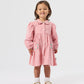 Goldie + Ace Wild Strawberry Corduroy Collar Dress Pink