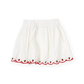 Goldie + Ace Scallop Hem Strawberry Skirt